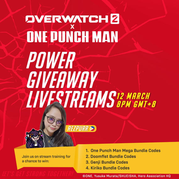 Overwatch 2 x One Punch Man Stream