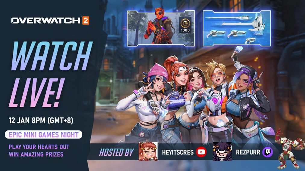 Rezpurr x HeyitsCres Mini Games Night Collab